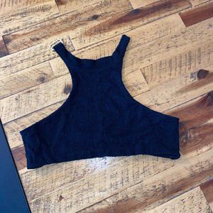 Beach Riot Black Bikini Top